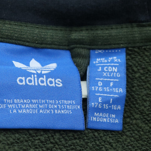 Adidas Men's Green Camouflage Full Zip Hoodie XL