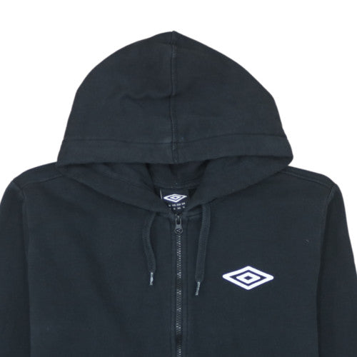 Umbro Men's Black XL Full Zip Hoodie Sweatshirt Fleece