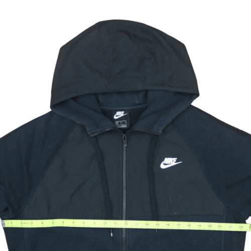 Nike Men’s Black Full Zip Hoodie Size M Logo Sportswear