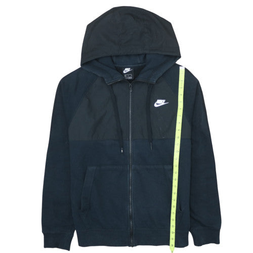 Nike Men’s Black Full Zip Hoodie Size M Logo Sportswear