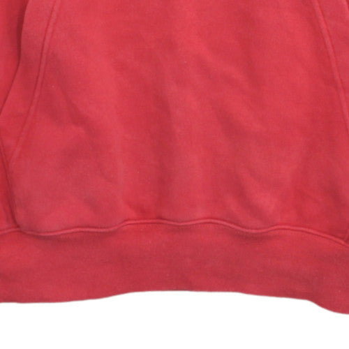 Nike Men's Red Pullover Hoodie S Fleece Logo Sportswear
