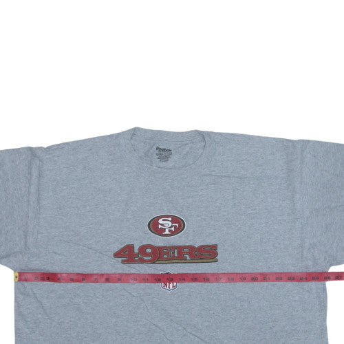 Reebok Men’s Grey XL San Francisco 49ers NFL Graphic T-Shirt
