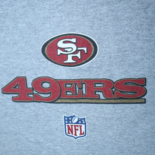 Reebok Men’s Grey XL San Francisco 49ers NFL Graphic T-Shirt