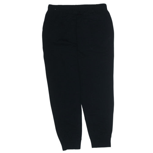 Nike Mens Black Fleece Sweatpants L Regular Fit Cuffed Joggers