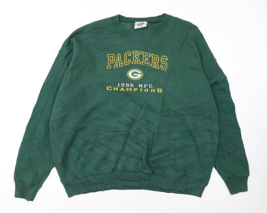 Lee Sport Men’s Green Packers Pullover Sweatshirt XL Vintage 1996 NFL