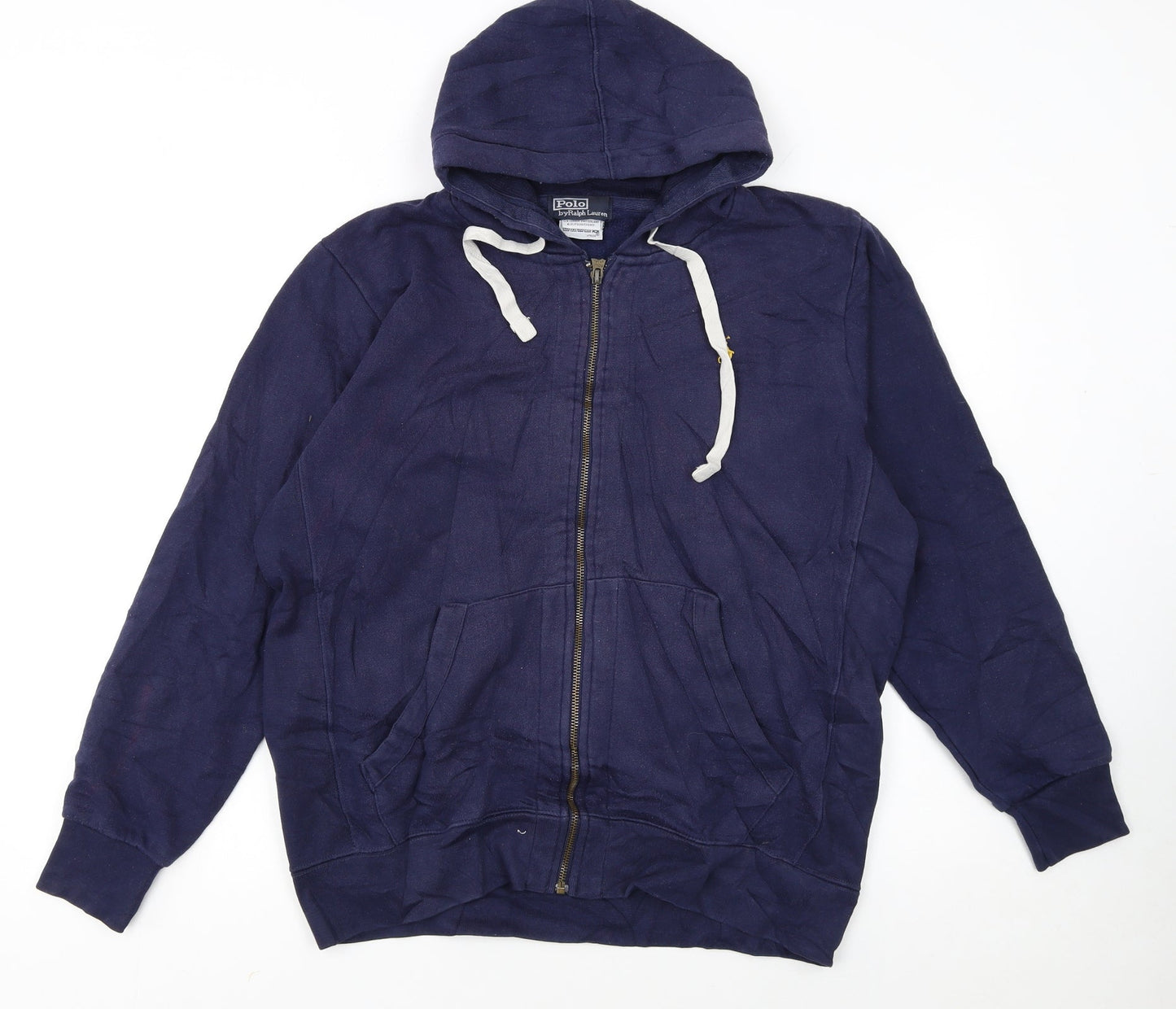 Polo Ralph Lauren Men's Blue Full Zip Hoodie Size L