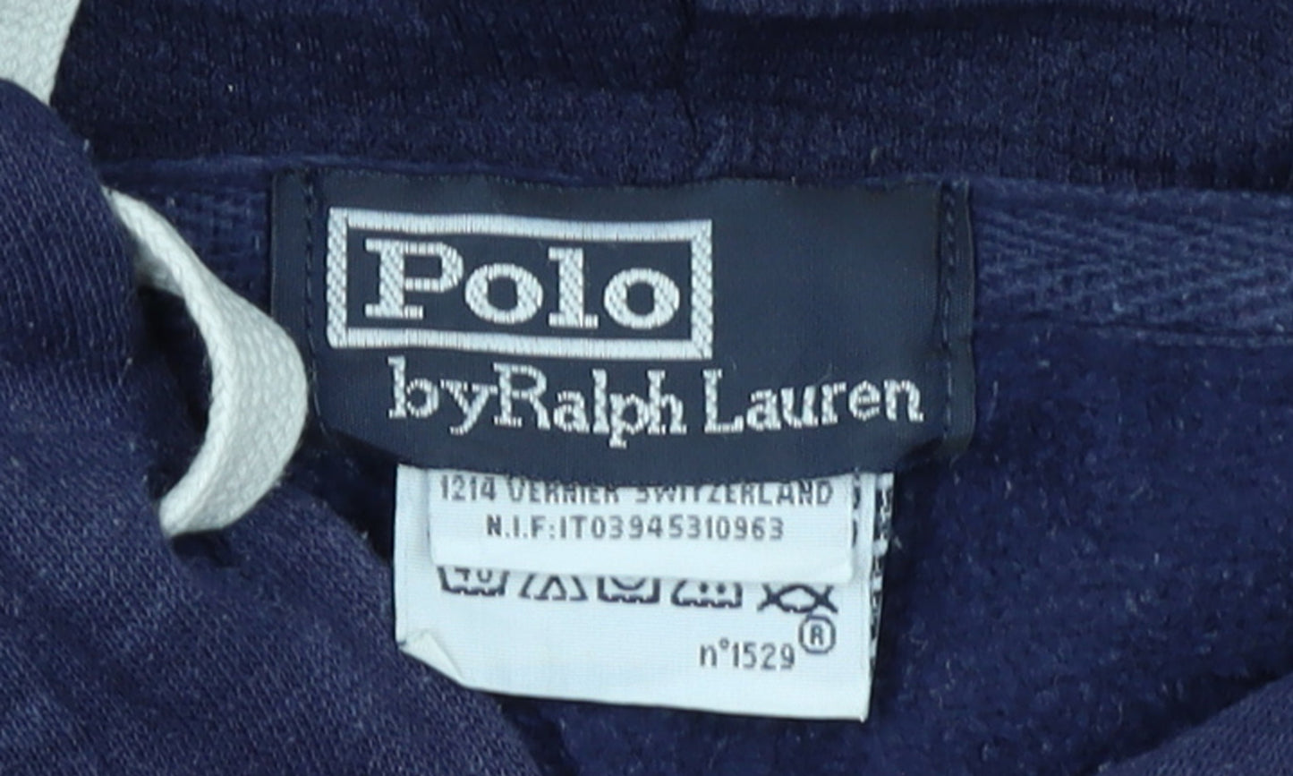 Polo Ralph Lauren Men's Blue Full Zip Hoodie Size L