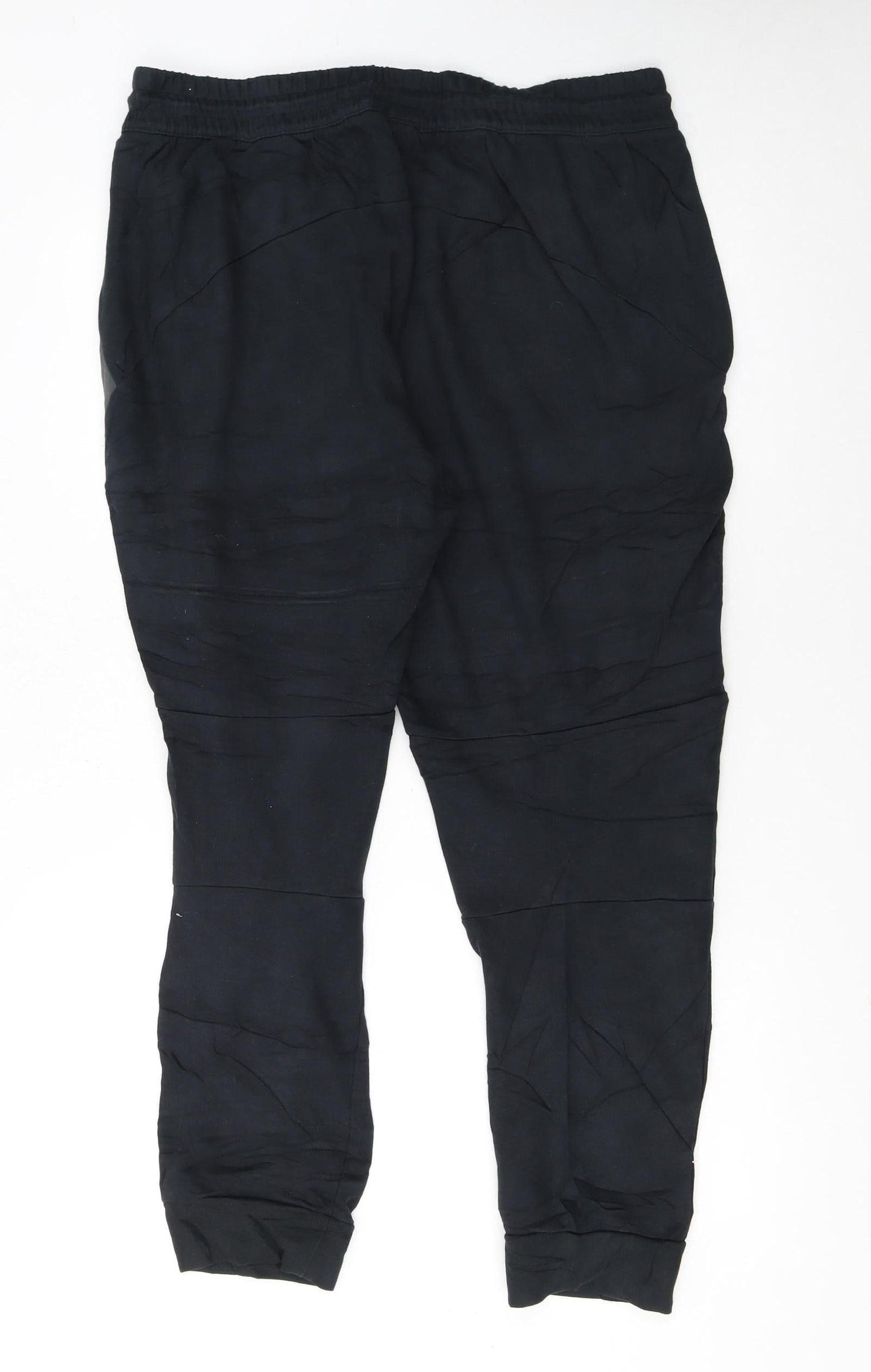 Adidas Men's Black XL Jogger Trousers with Zip Pockets