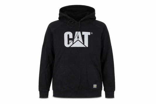 CAT Caterpillar Womens Black L Pullover Hoodie Sweatshirt