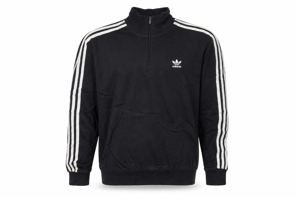 Adidas Men's Black Small 1/2 Zip Sweatshirt Sports Pullover