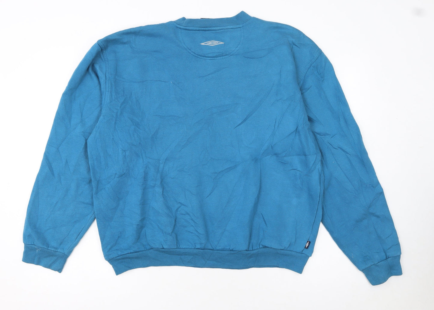 Umbro Men’s Blue Crew Neck Pullover Sweatshirt Size L