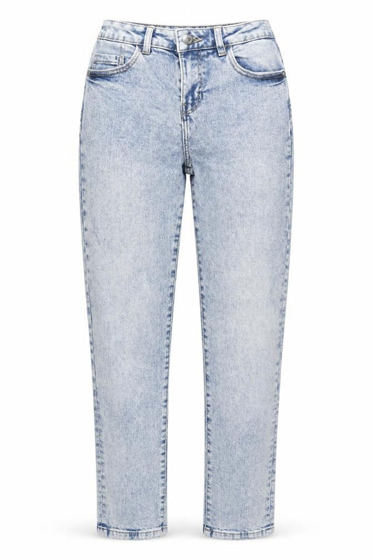 George Women’s Blue Acid Wash High Rise Mom Jeans Size 10