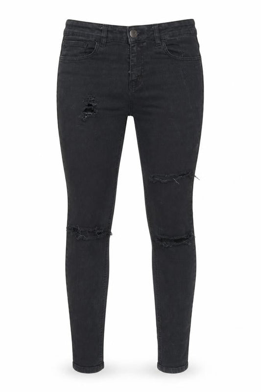 Hera Women's Black Distressed Skinny Jeans Size 32R