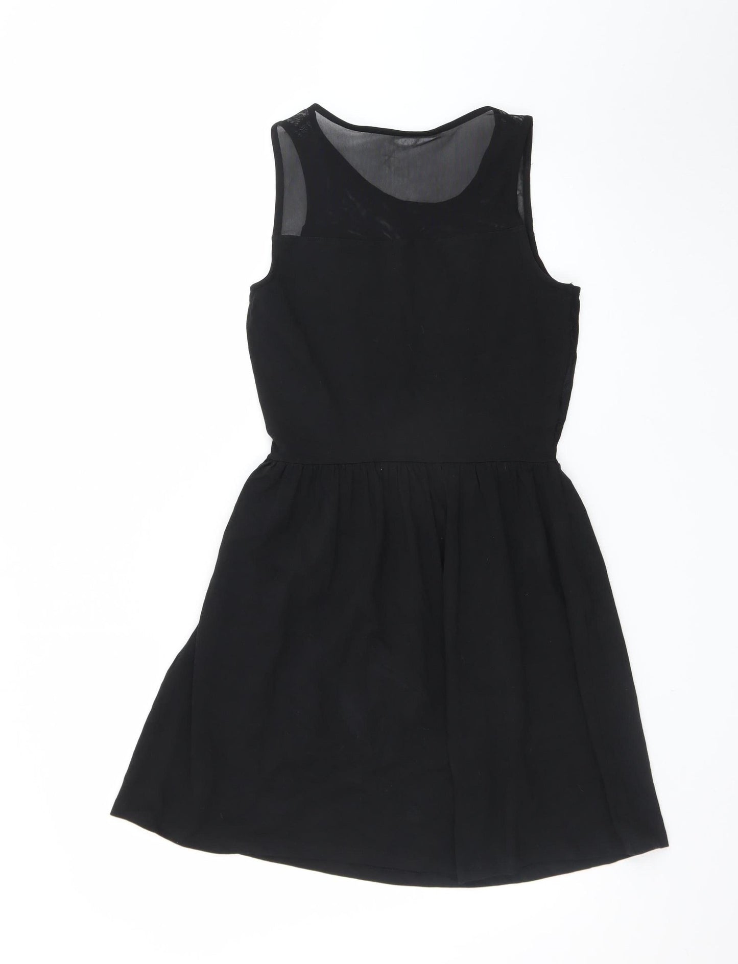ONLY Women's Black Fit & Flare Sleeveless Party Dress M