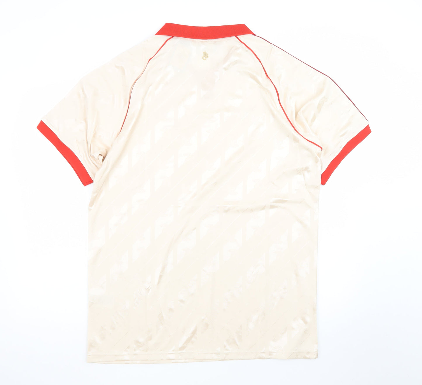 Adidas Men’s Beige Bayern Munich 2XL Football Polo Shirt