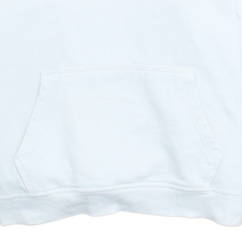 Nike Men's White XL Pullover Hoodie with Logo