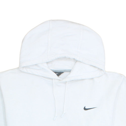 Nike Men's White XL Pullover Hoodie with Logo
