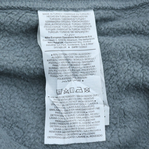 Nike Men's Grey XL Crew Neck Fleece Pullover Sweatshirt