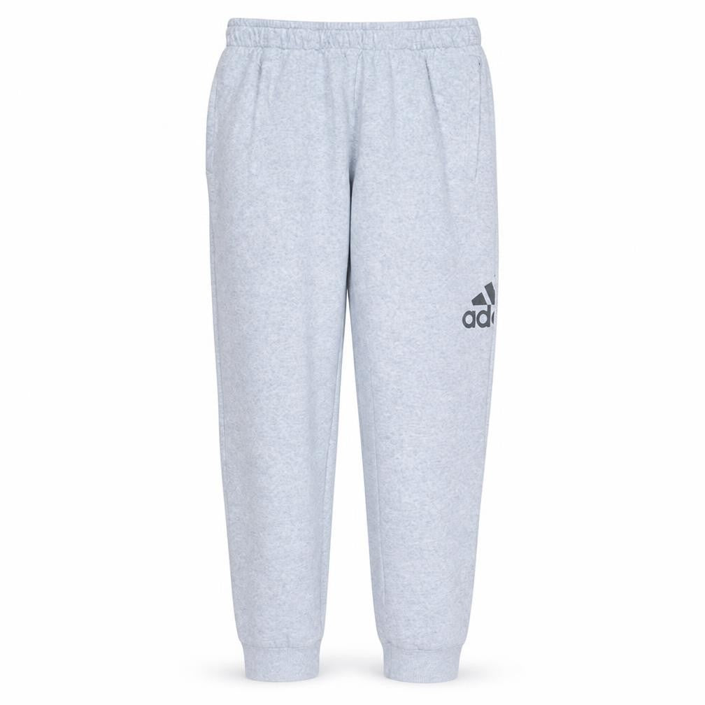 Adidas Men's Grey Jogger Sweatpants L Regular Fit Fleece