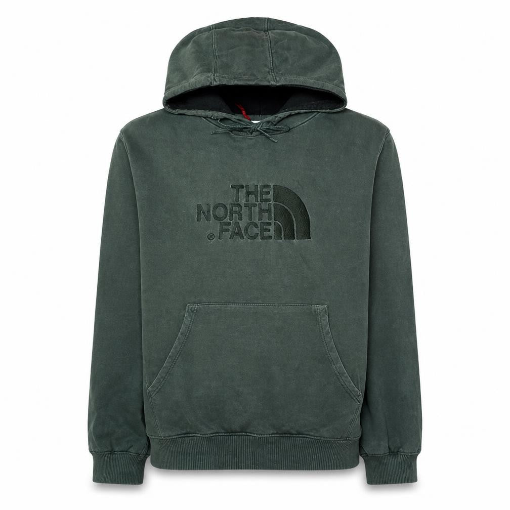 The North Face Men's Green Pullover Hoodie M Regular Fit