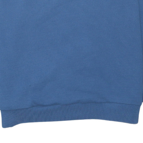 Hugo Boss Men's Blue Crew Neck Pullover Sweatshirt M