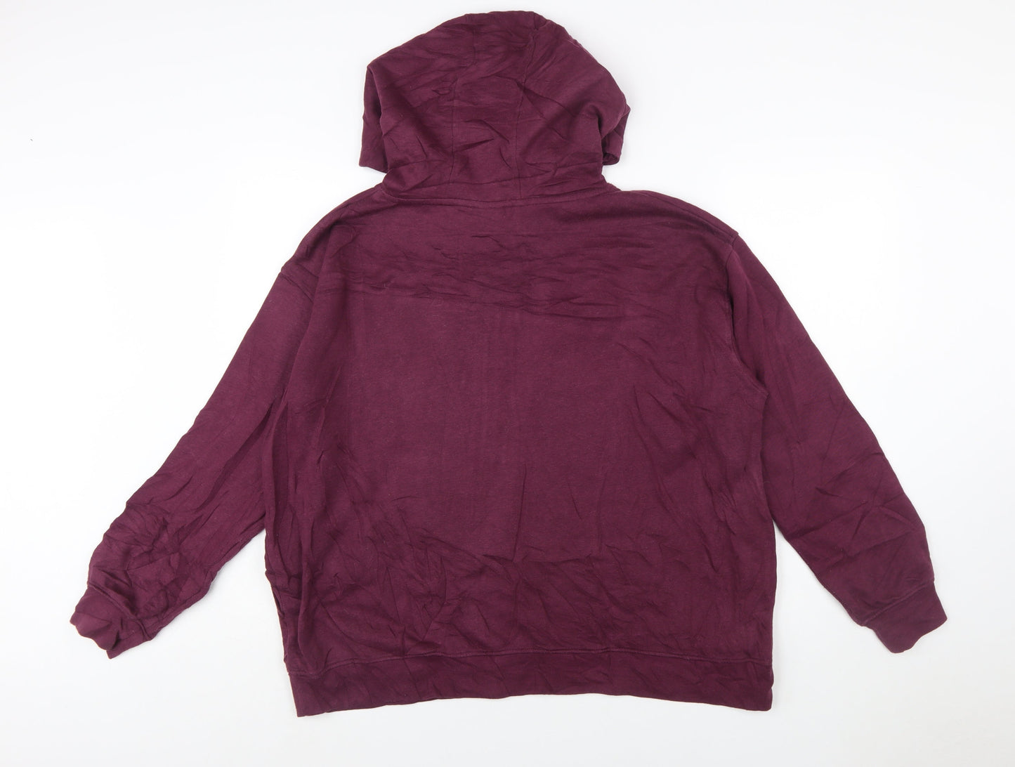Disney Women’s Burgundy Minnie Mouse Hoodie XL Pullover Sweatshirt