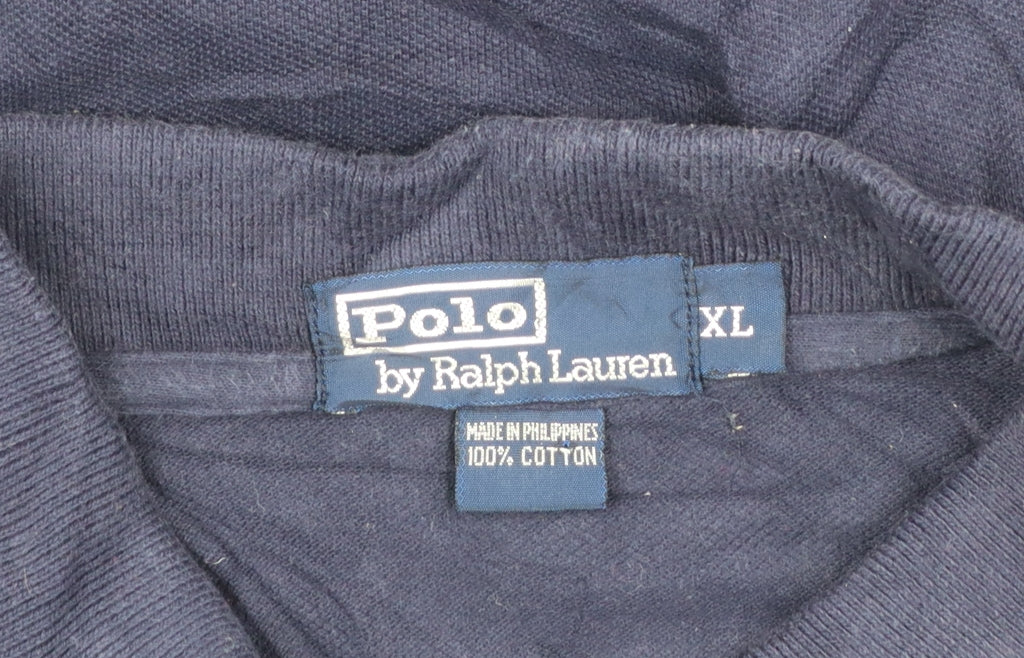 Ralph Lauren Men's Navy Blue Classic Fit Polo Shirt XL 100% Cotton