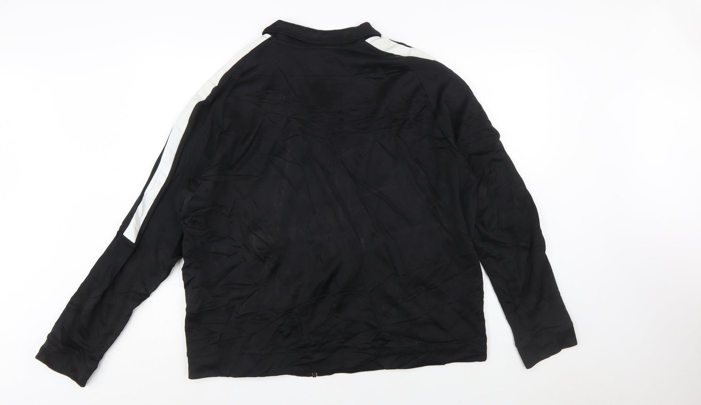 Nike Men's Black 2XL Full Zip Sports Sweatshirt Jacket