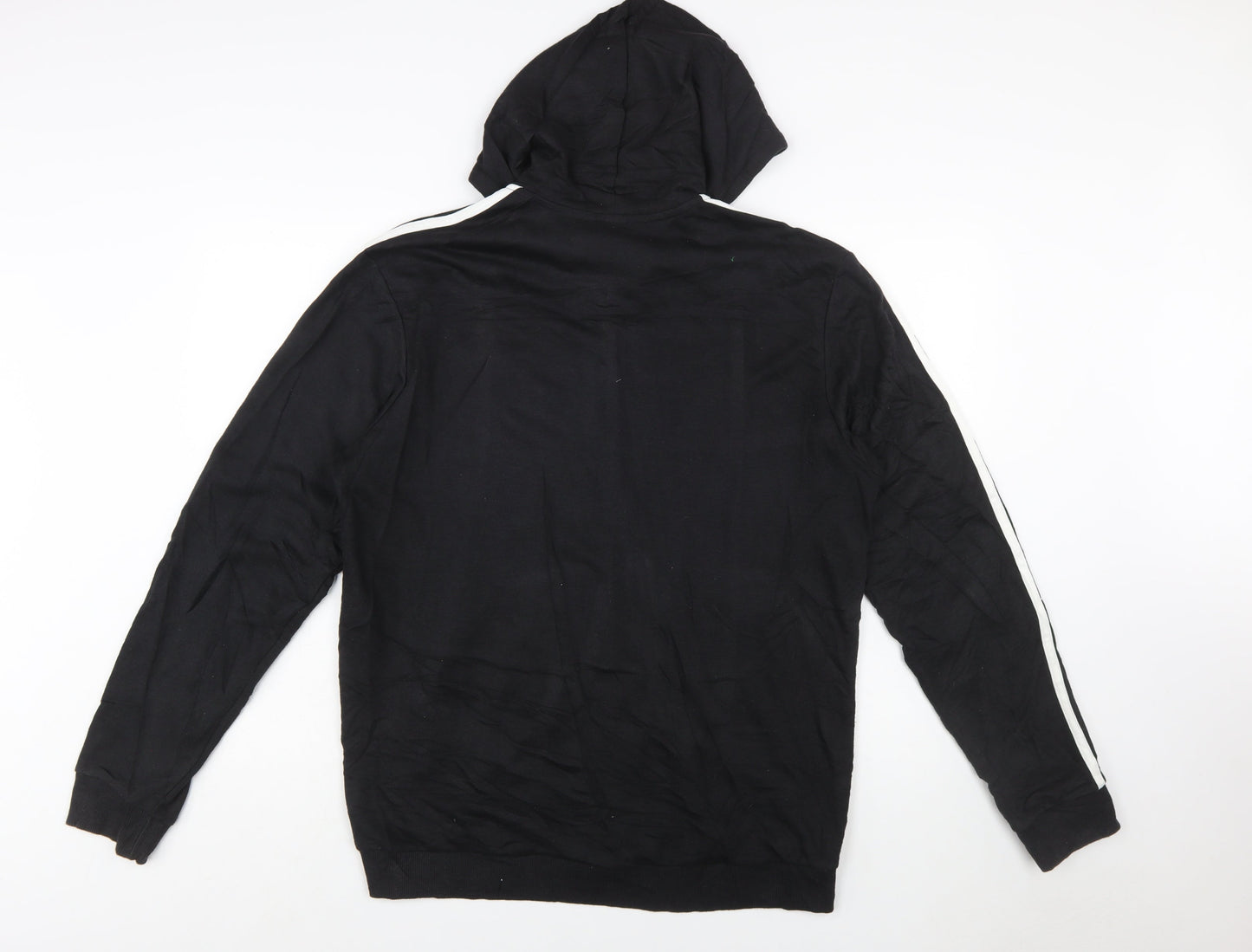 Adidas Mens Black Full Zip Hoodie L Sportswear Jacket