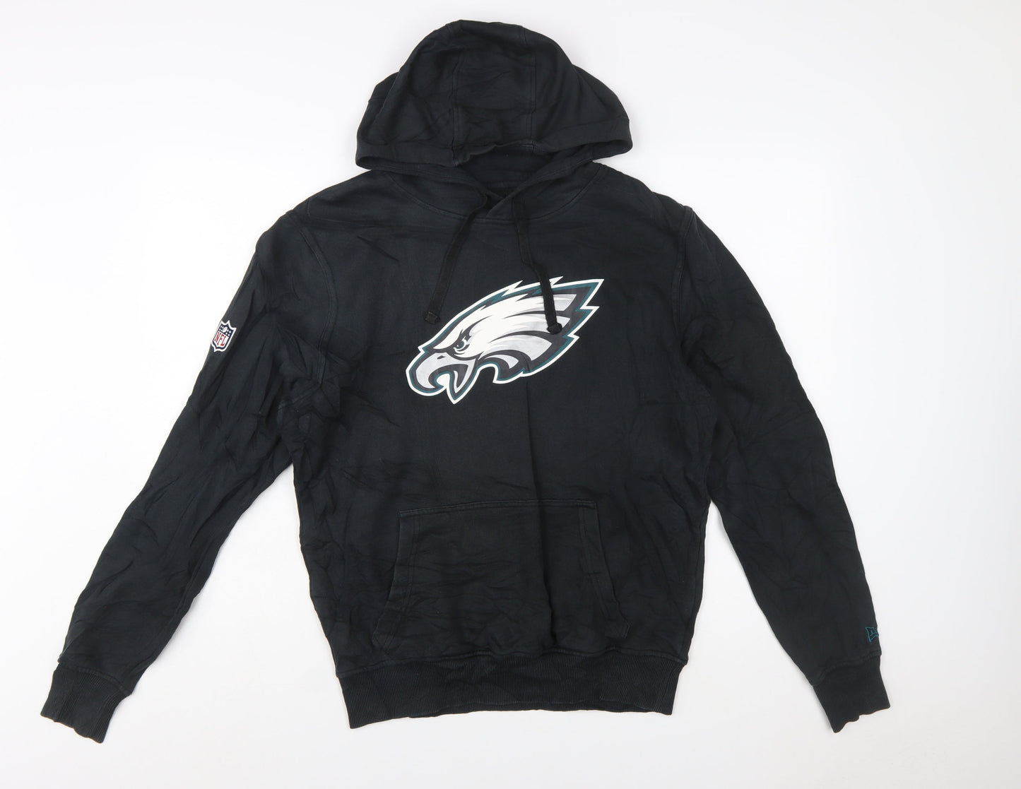 New Era Men’s Black NFL Pullover Hoodie Medium Fleece Sportswear