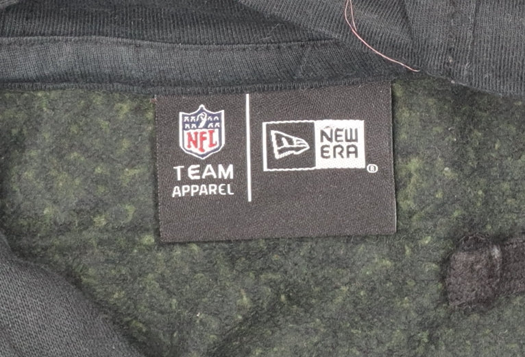 New Era Men’s Black NFL Pullover Hoodie Medium Fleece Sportswear