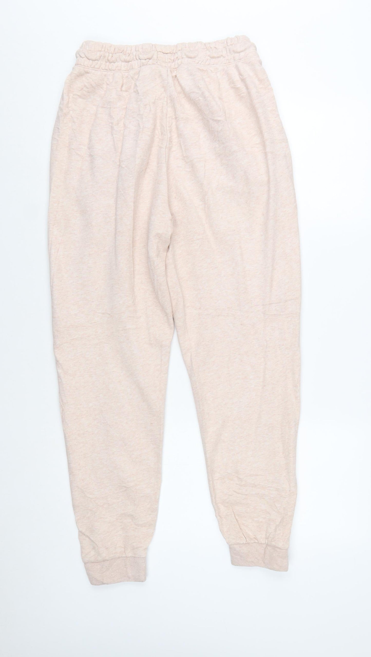 Reebok Women’s Beige Jogger Trousers Medium Cotton Blend
