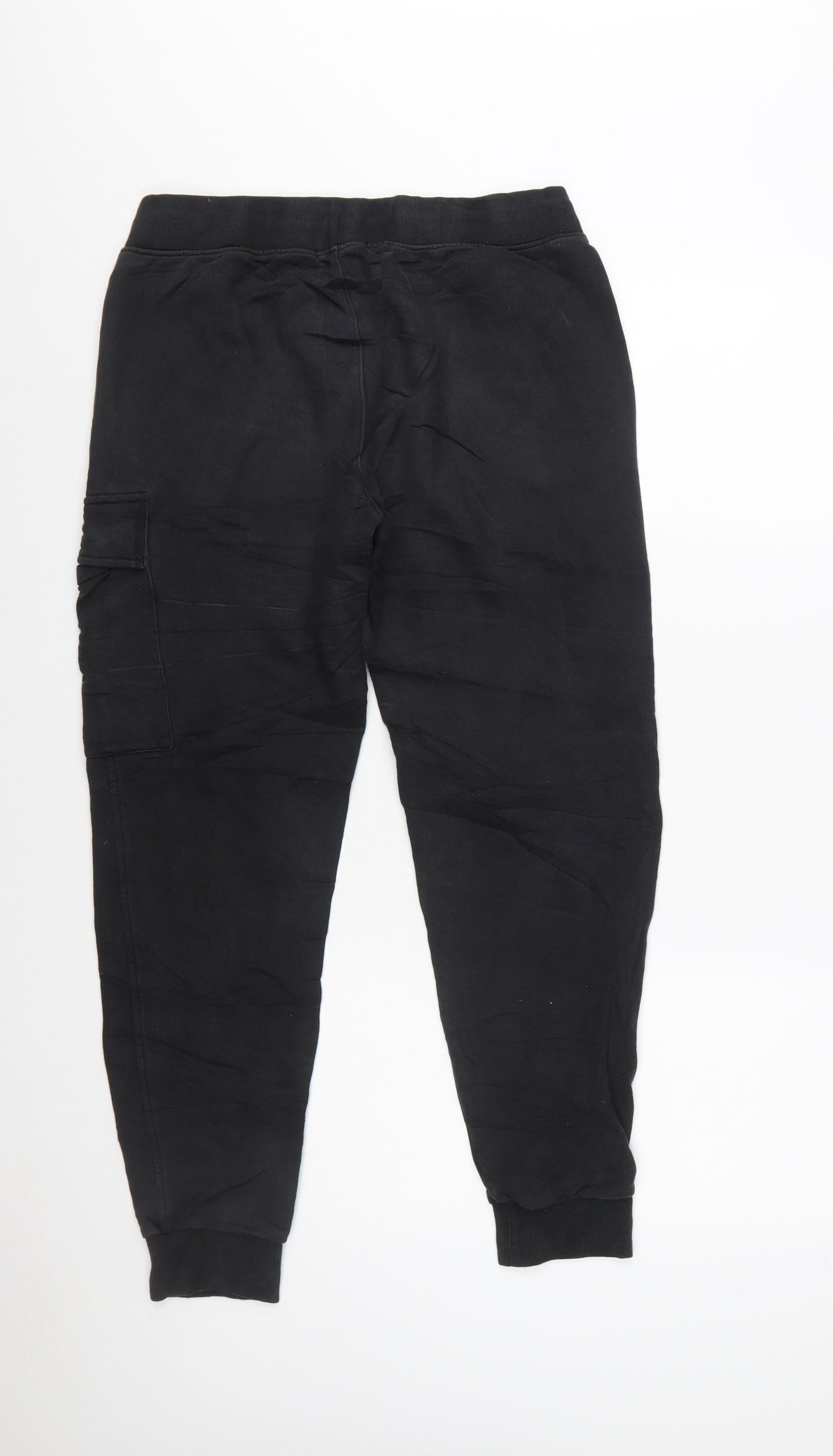 C.P. Company Men's Black Cargo Jogger Trousers Size M