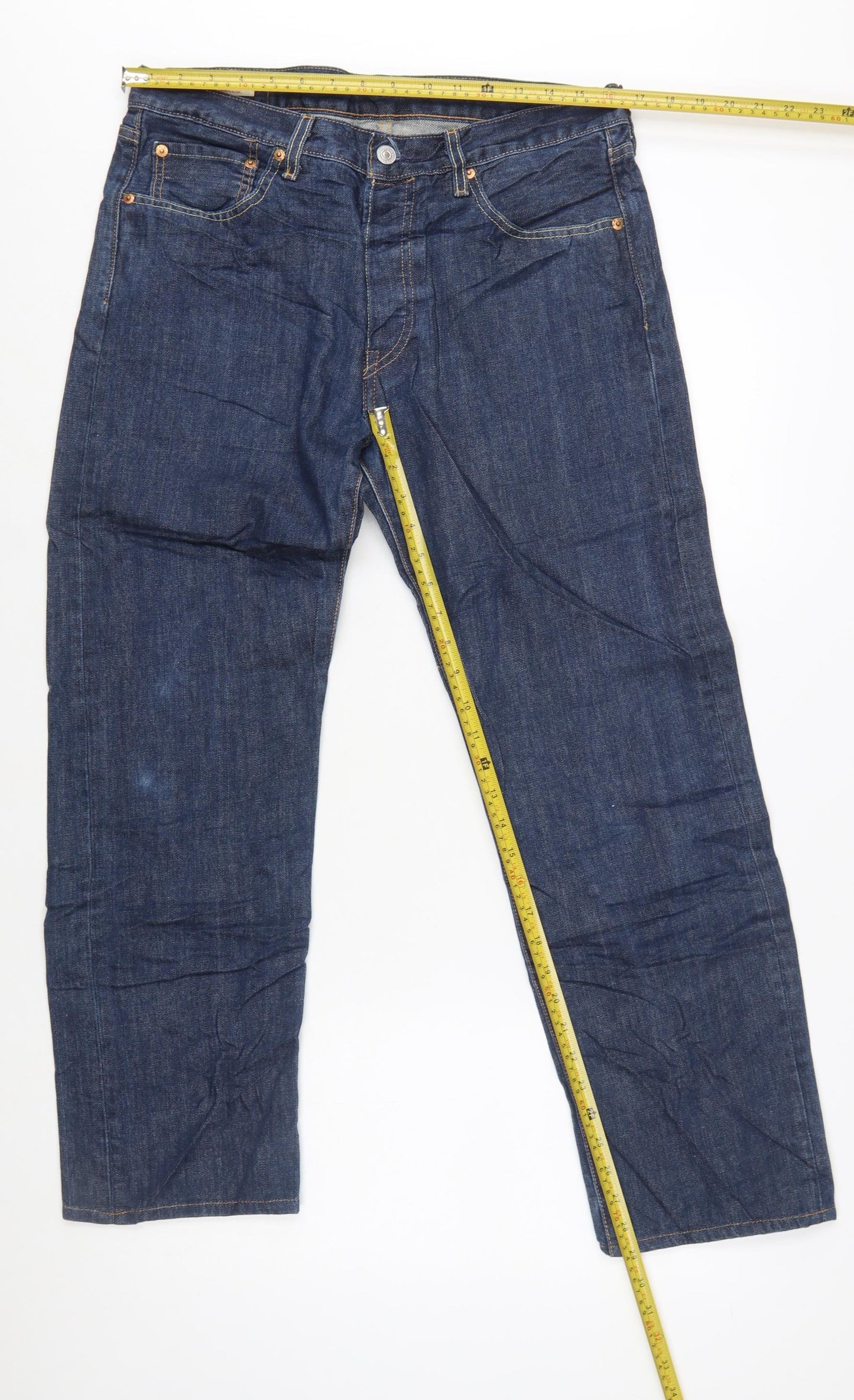 Levi's 501 Men's Blue Straight Leg Denim Jeans W32 L32