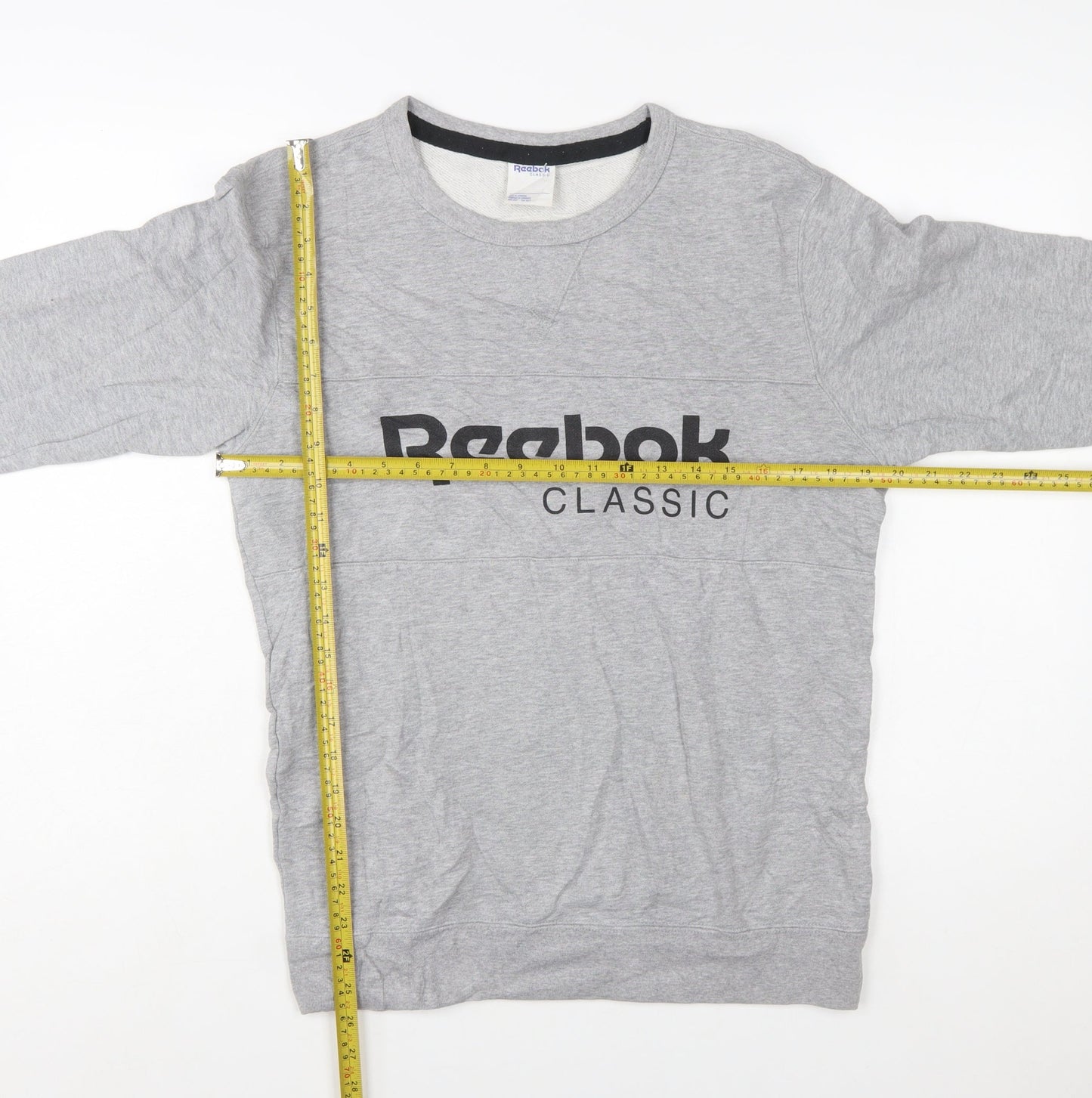 Reebok Classic Mens Grey Small Pullover Sweatshirt