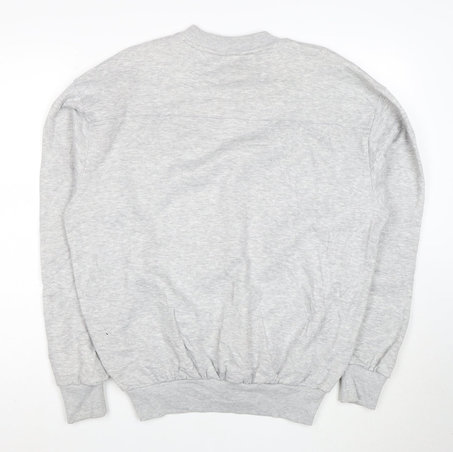 Umbro Mens Grey Crew Neck Pullover Sweatshirt Size M