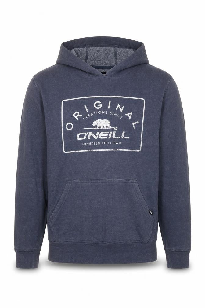 O'Neill Men's Blue Graphic Print Pullover Hoodie Medium