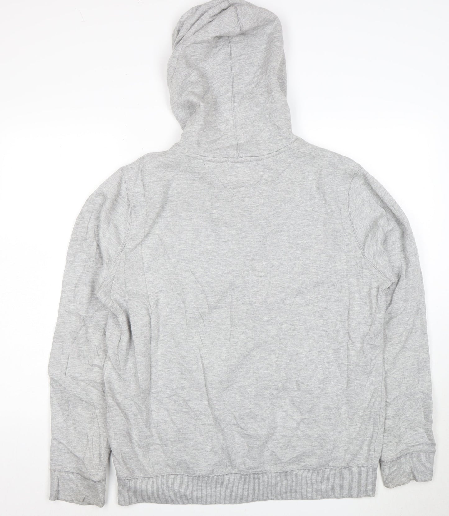 Tommy Jeans Men's Grey Full Zip Hoodie XL Regular Fit