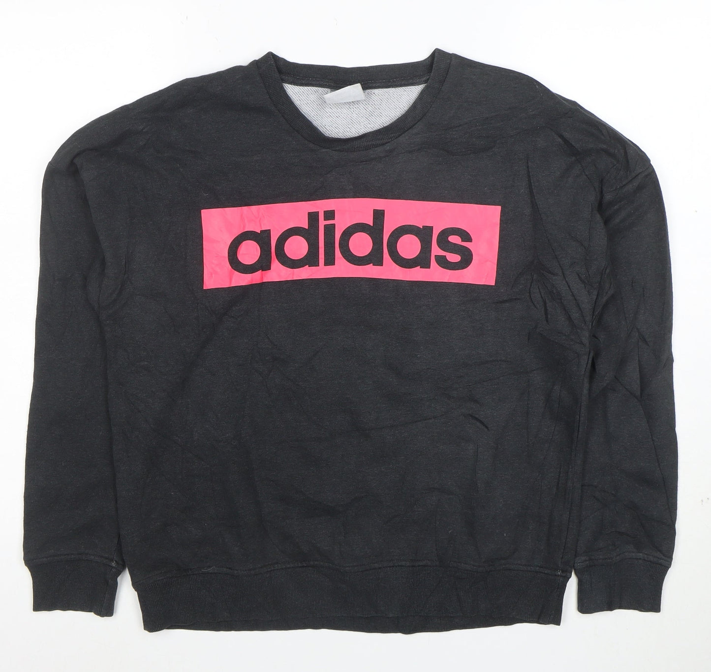 Adidas Womens Black Climalite Pullover Sweatshirt Size S