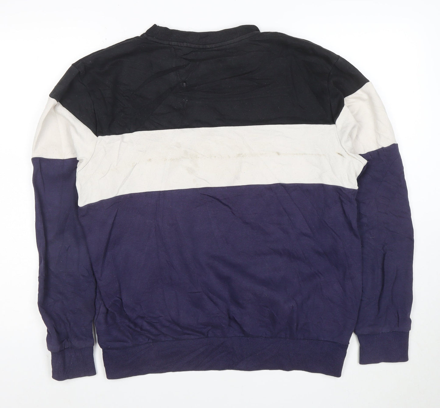 Fila Mens Multicoloured Logo Pullover Sweatshirt Size M
