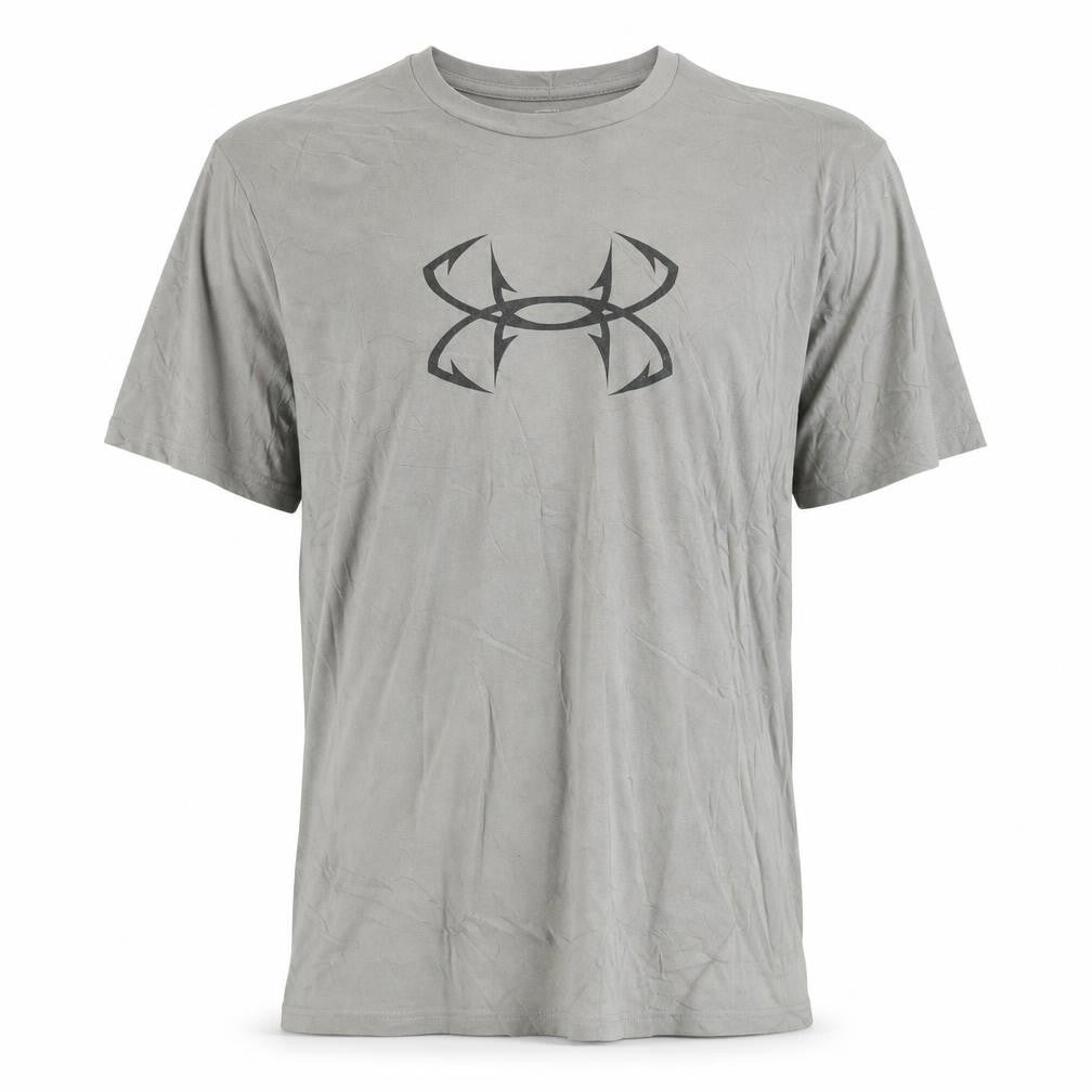 Under Armour Mens Grey 2XL HeatGear Sports T-Shirt Short Sleeve