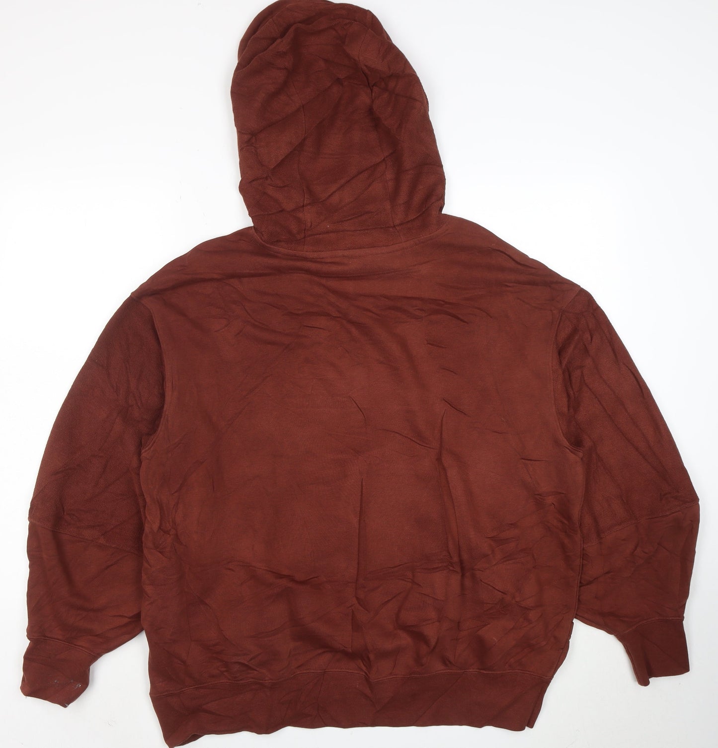 Nike Women’s Brown Pullover Hoodie M - Cotton Blend Fleece Casual
