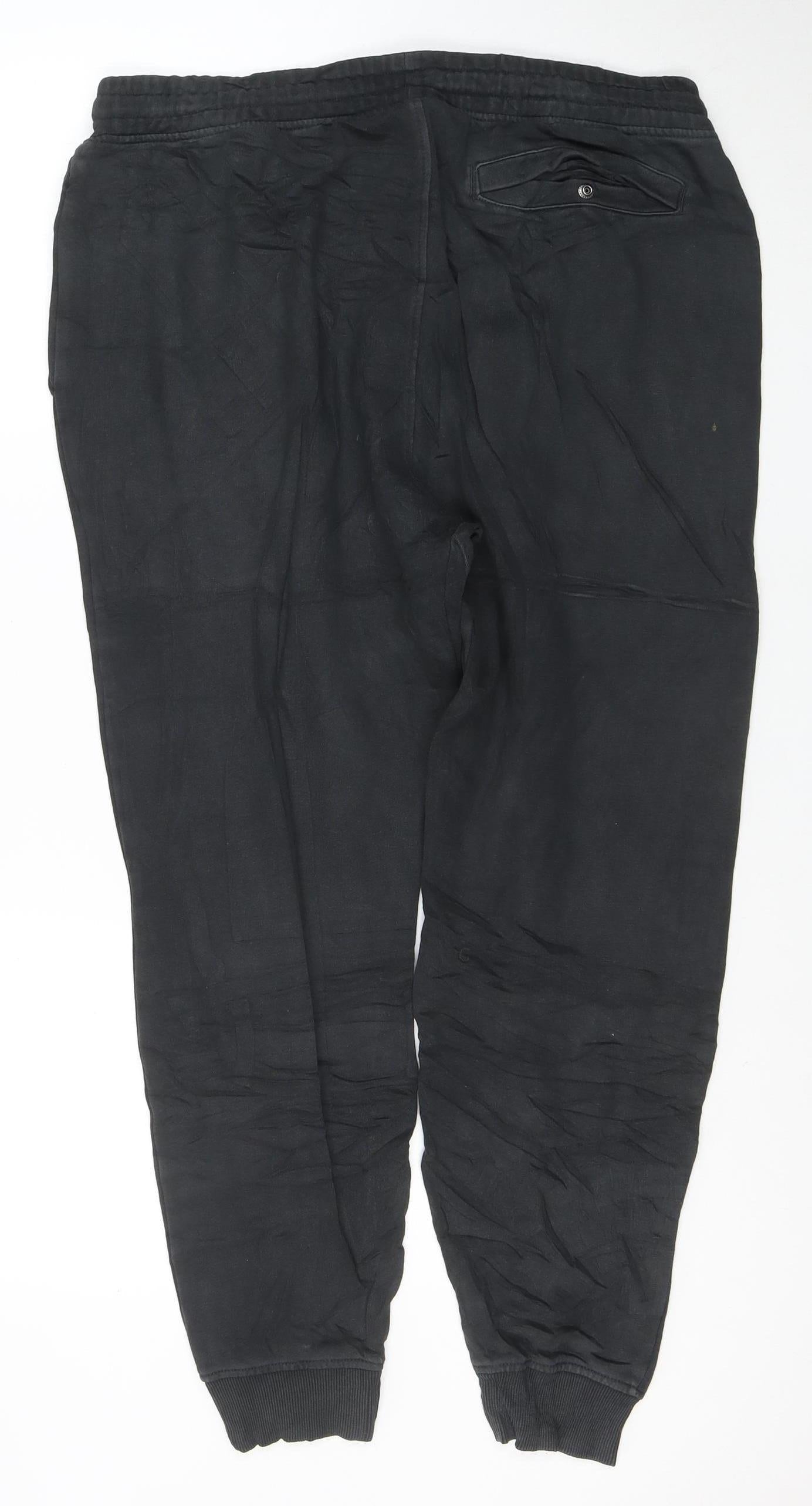 Gymshark Men’s Black L Jogger Activewear Trousers Viscose Blend