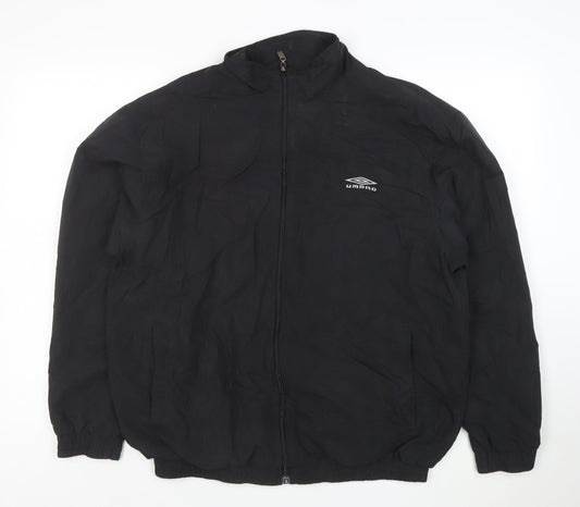 Umbro Men's Black M Lightweight Sports Jacket Full Zip