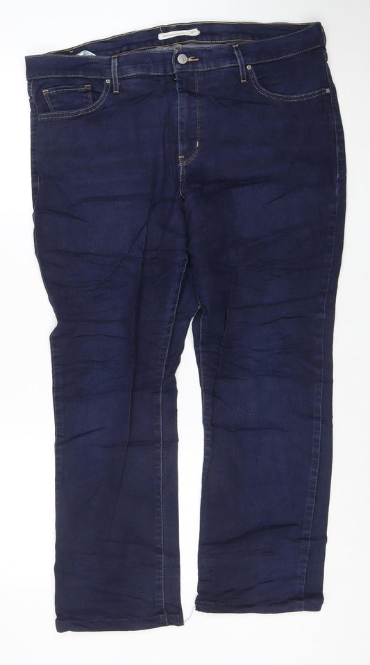 Levi's Women Blue 18 Plus 314 Shaping Straight Jeans