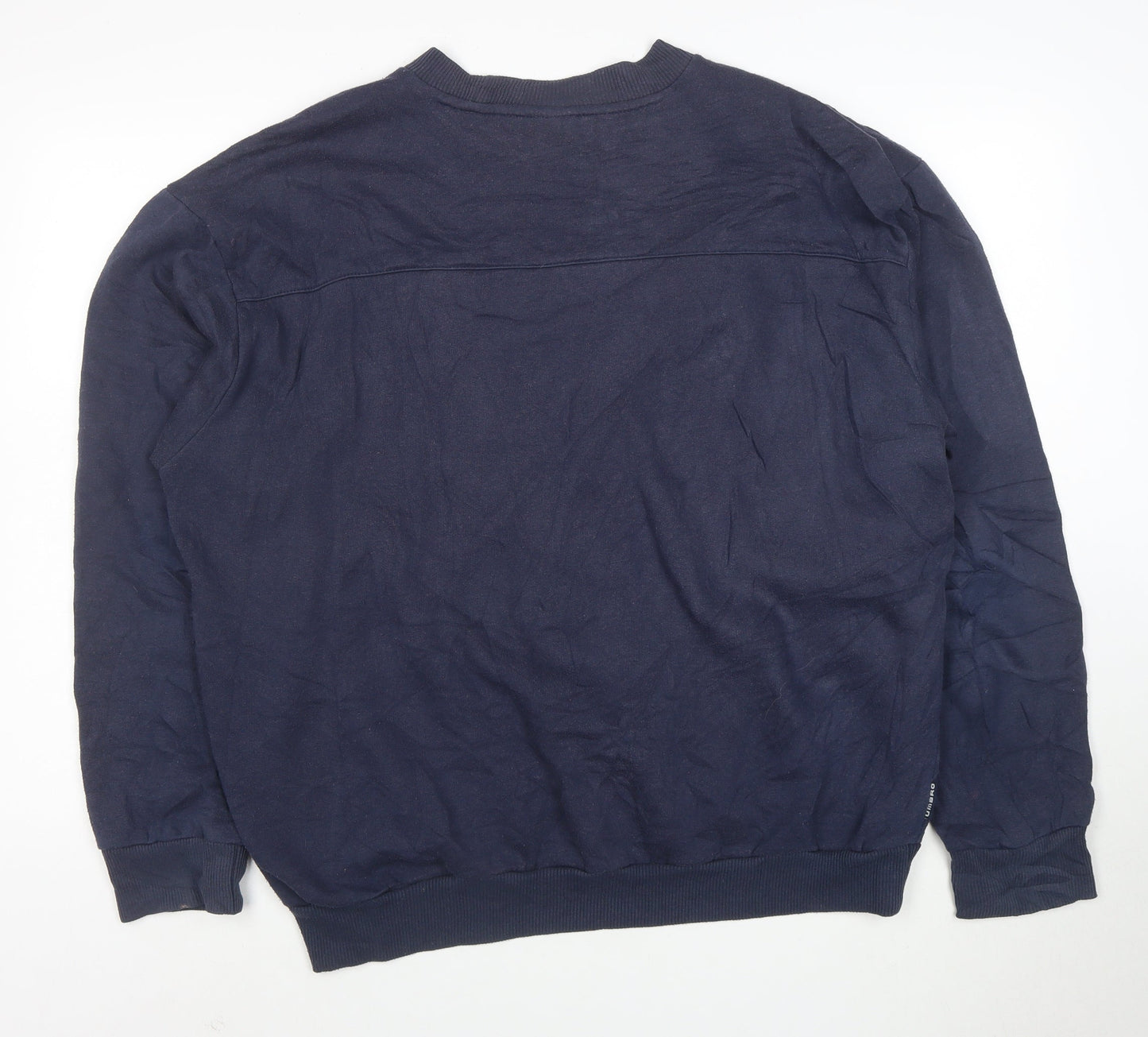 Umbro Men's Blue XXL Crew Neck Pullover Sweatshirt