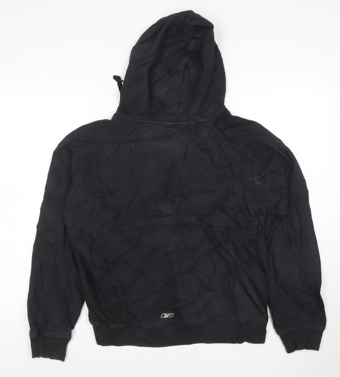 Reebok Men’s Black 2XL Pullover Hoodie Sports Fleece