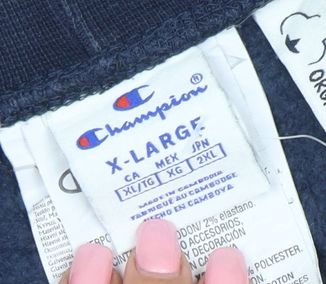 Champion Men's Blue XL Organic Cotton Jogger Sweatpants Trousers