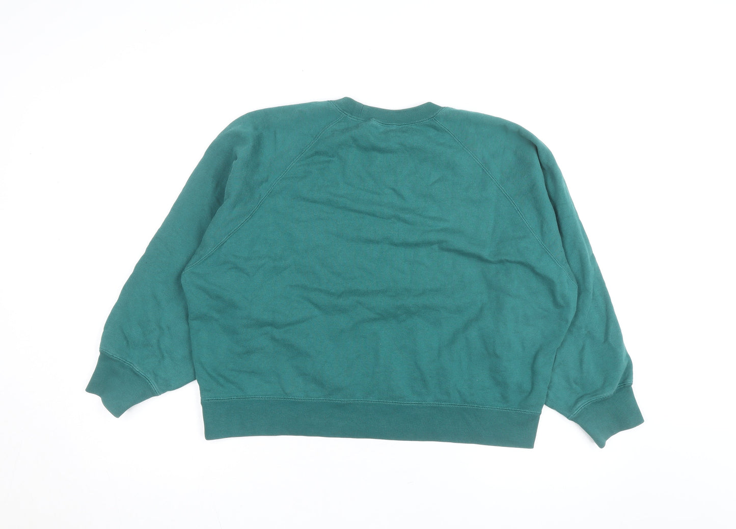 UNIQLO Men's Green XL Crew Neck Pullover Sweatshirt