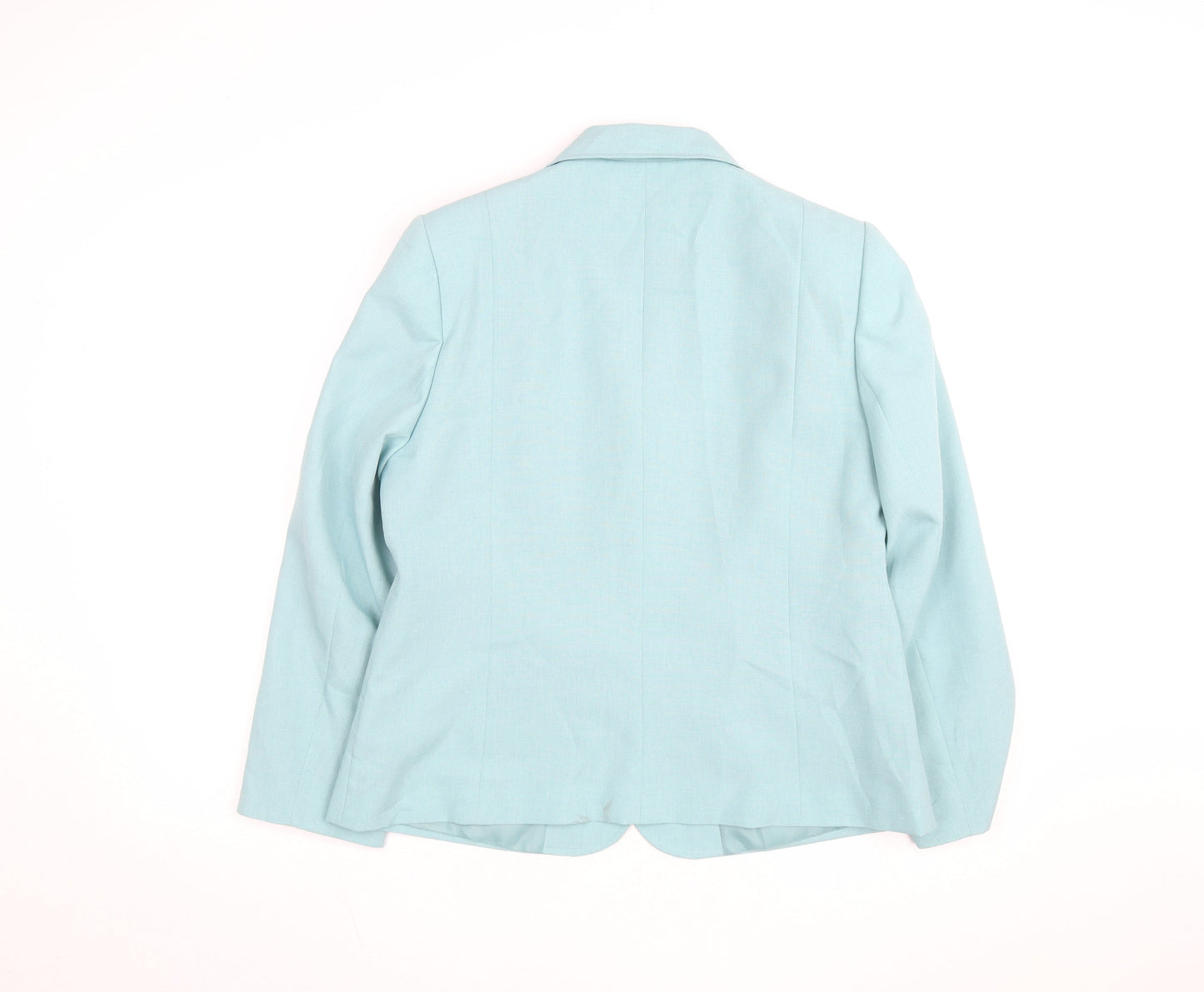 Eastex Women's Blue Single-Breasted Blazer Jacket Size 16